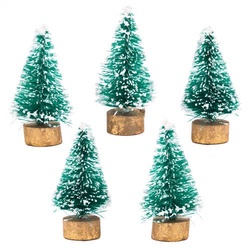Deko Mini-Weihnachtsbäume (pro Set 8) Bastelbedarf zu Weihnachten