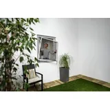 Trendline Fliegenschutz-Fenster SLIM 120 x 150 cm Weiß