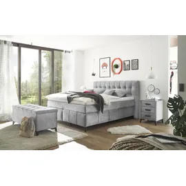 ed exciting design Bettbank Oregon Grau 140 x 58 x 50 cm