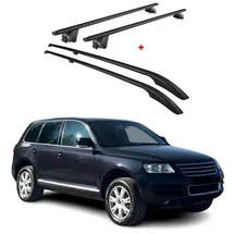 aurilis,omtec Dachträger Satz für VW Touareg 7L