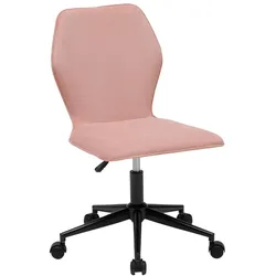 Drehstuhl Luigi Schwarz/Pink