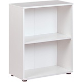 Interlink Bücherregal Arco 1 (BHT 60x75x30 cm T: 30 x B: 60 x H: 75 Farbe Weiß