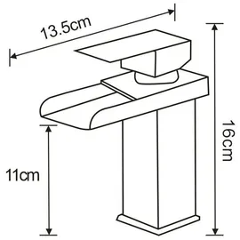 Mexen Hydra Waschtischbatterie, Chrom - 744900-00