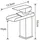 Mexen Hydra Waschtischbatterie, Chrom - 744900-00