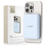 TECH-PROTECT LifeMag PB11 Powerbank 10000 mAh 15 W USB-C-Anschluss - blue + USB-C cable Powerbank Blau