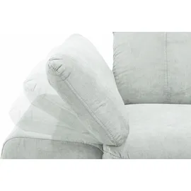 Home Affaire 2-Sitzer HOME AFFAIRE "Bergamo Multifunktions-Sofa, bequem und komfortabel", silber, B:195cm H:77cm T:90cm, Chenille 100% Polyester;Struktur fein ( 100% Polyester);Luxus-Kunstleder;Struktur weich (100% Polyester), Sofas, mit Armlehn-und Rückenfunktion,