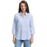 Tom Tailor Hemdbluse mit Taschen blau XXXL (46)