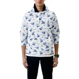 Polo Ralph Lauren Kapuzensweatshirt Herren Hoodie Teddy Sweatshirt Pullover " Authentifizierung via Ralph Lauren QR-Code " weiß S