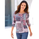 Inspirationen WITT WEIDEN Shirt in hortensie-taubenblau-bedruckt | Gr.: 38,