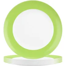 SELTMANN WEIDEN Liberty Pure Colors Frühstücksteller ø 22,5 cm 6er Set - Lime Green