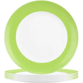 SELTMANN WEIDEN Liberty Pure Colors Frühstücksteller ø 22,5 cm 6er Set - Lime Green