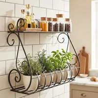 DanDiBo Ambiente Wandregal 50 cm Schwarz