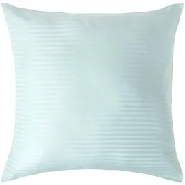 Homescapes Kissenbezug Gestreift 80 x 80 cm Blau