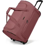 REDOLZ große M Trolley-Reisetasche mit Rollen 61 cm | 71 Liter | für Männer & Frauen (Duffle Essentials)