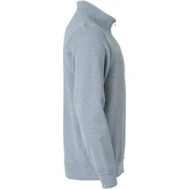 Clique Basic 1/2-Zip Sweatshirt Herren 95 - grau meliert S
