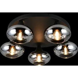 Trio Divina 5 E14 ⌀49 cm rauchfarbig