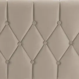 Juskys Boxspringbett Leona Samt & Beige