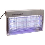 Kerbl Fliegenvernichter EcoKill Inox, IPX4 30 Watt, mit UV-Licht, Innen- und Außenbereich