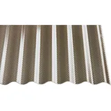 Scobalit PC Wabe Sinus Profilplatte 76/18 200 x 104,5 cm bronze