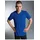 TRIGEMA T-Shirt "TRIGEMA V-Shirt COOLMAX", Jungen, Gr. S, blau (royal), Trikot, 100% Polyester (recycelt), lang, V-Ausschnitt, Shirts T-Shirt