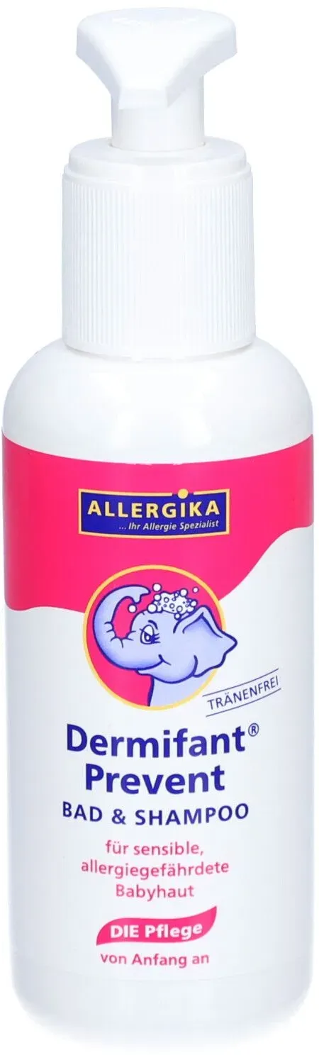 Dermifant® Prevent Bad & Shampoo - Reinigung für sensible, allergie-gefährdete Babyhaut, speziell entwickelt für Babys & Kids aus Allergiker-Familien