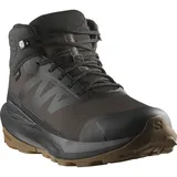 Salomon Wanderschuh SALOMON "ELIXIR TOUR MID WP", Gr. 48, phantom, schwarz, asphalt, Textil, Synthetik, sportlich, Schuhe, wasserdicht
