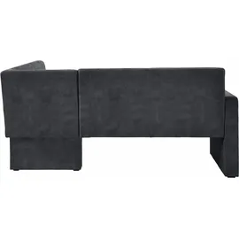 Home Affaire "Umag", 190x89x140 cm Luxus-Microfaser langer Schenkel (Armlehne) links schwarz (476183-0)