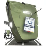 Büchel Fahrradtasche für Gepäckträger I 25.4 L - 100% Wasserdicht I mit Tragegriff und Schultergurt I fahrradtasche gepäckträger, gepäckträgertasche, fahrrad taschen hinten