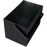 Hachiman Aufbewahrungsbox Omnioffre M 15,5 x 24,8 x 14,2 cm 1-tlg. schwarz