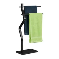 Relaxdays Relaxdays, Handtuchhalter + Handtuchhaken, Handtuchständer