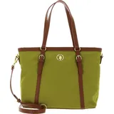 U.S. Polo Assn. Shopper Houston Shopping Bag Green / Tan