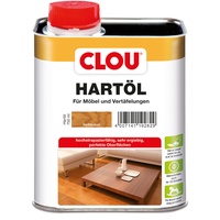 Clou Hartöl Arbeitsplatten-Öl Möbel-Öl Treppenöl Hellbraun 750 ml