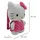 CYP BRANDS - Hello Kitty Różowy Plecak Pluszowy 35cm dla Dzieci i Fanów - Weiß