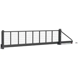 MR-Shop Schiebetor freitragend Pure manuell, grün, 7.000 mm x 2.000 mm