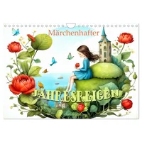 Calvendo Märchenhafter Jahresreigen (Wandkalender 2026 DIN A4 quer), CALVENDO