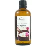 Naturra Bio Arganöl 100ml kaltgepresst nativ mit Bio-Ylang-Ylangöl ätherisches Öl Wellnessöl Körperöl Aromatherapie Naturkosmetik Deiner Wahl - Cananga Odorata
