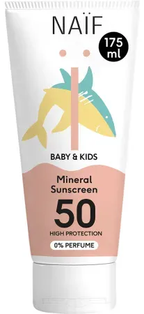 Naïf Mineralische Sonnencreme Ohne Duft SPF50 175ml