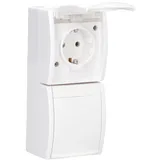 Busch-Jaeger Doppelsteckdose 2-fach Weiß