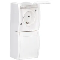 Busch-Jaeger Doppelsteckdose 2-fach Weiß