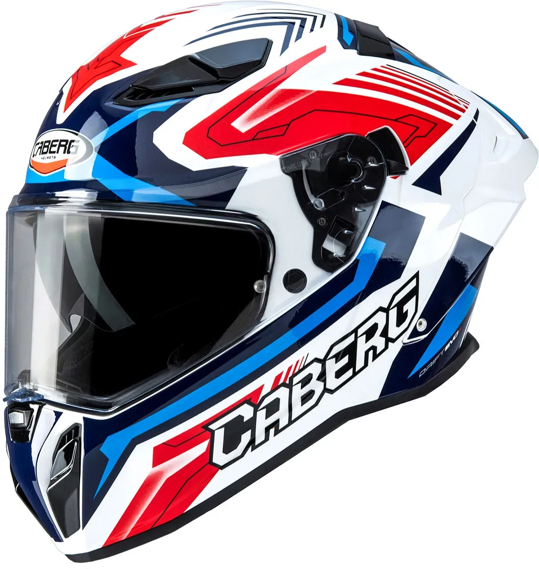 Caberg Drift Evo II Jarama, casque intégral - Blanc/Rouge/Bleu - S