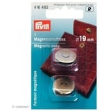 Prym 416482 Magnet-Verschluß 19 mm altmessing, braun, Einheits Größe