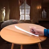 Runde Tischdecke Tischfolie,Transparente Tischdecke,Geruchlose Schutztischdecke,Wasserdichter Tabelle Beschützer,1,5mm Dicke Tischwäsche,für Küche und Esszimmer (Dia.80cm/31in)