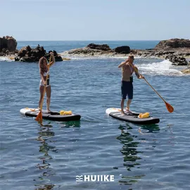 huiike Stand Up Paddling Board 305 x 84 x 15 cm schwarz