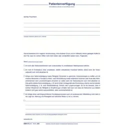 RNK Mappe Patientenverfügung 2896