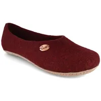 WoolFit WoolFit® Ballerina Hausschuhe, dark cherry 42 - 42