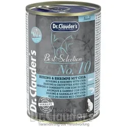 Dr. Clauder's Best Selection No 10 Hering & Shrimps mit Chia 12x400 g