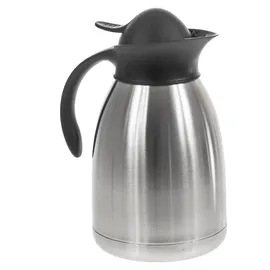 HENDI Isolierkanne schwarz/silber 1,5 l