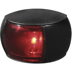 Hellamarine Navi LED Backbord - schwarz