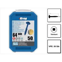 Kreg Pocket-Hole Linsenkopfschraube 64 mm 50 Stk. outdoor (