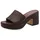 TAMARIS Damen Plattform Pantolette, braun, 41 EU - 41 EU